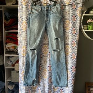 zara straight leg jeans